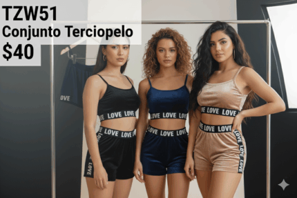 CONJUNTO DE SHORT Y BLUSA