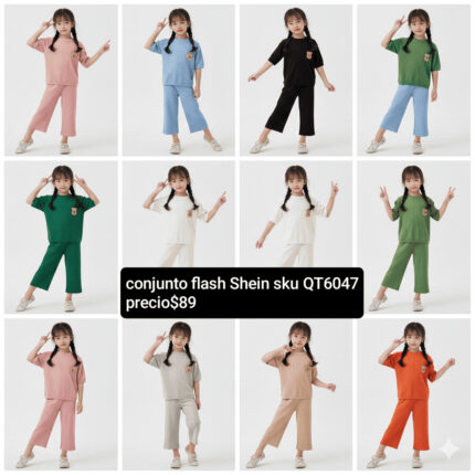 CONJUNTO FLASH SHEIN DE NIÑA