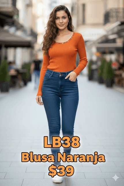 BLUSA NARANJA