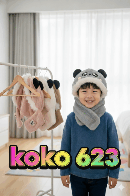 GORRO DE NIÑO  PANDA (1,A,2)