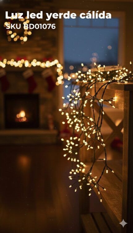 luz led verde calida