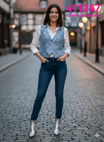 CHALECO DE LENTEJUELA (1,F,5)