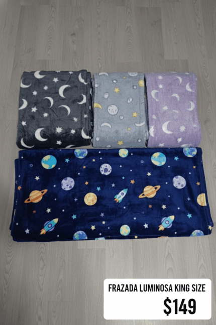 FRAZADA KING SIZE LUMINOSA