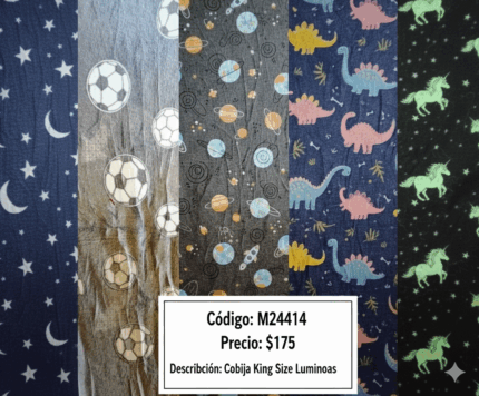 FRAZADA KING SIZE LUMINOSA