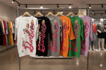 MAXI BLUSA  BARBIE MUÑECA