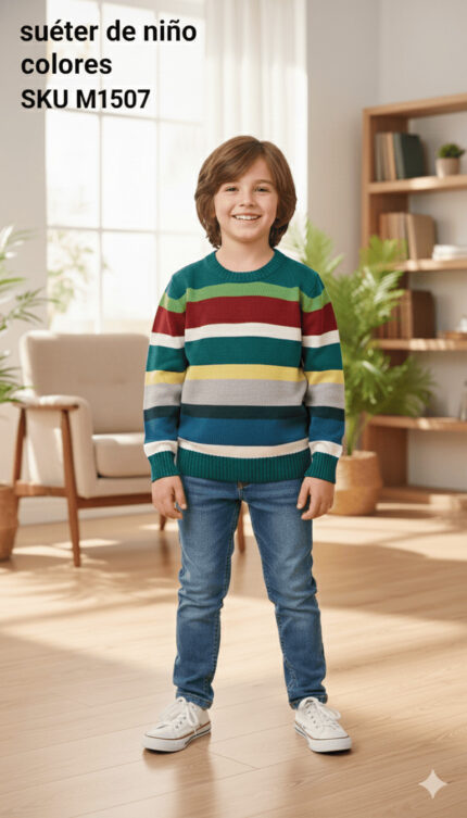 SUETER DE NIÑO DE COLORES  KXBABY