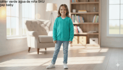 SUETER VERDE AGUA DE NIÑA