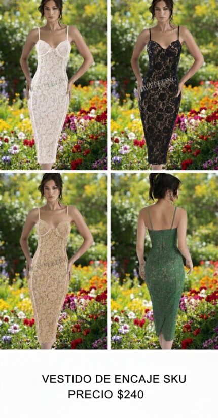 vestido de encaje