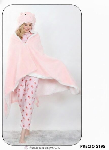FRAZADA ROSA