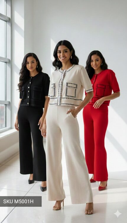 CONJUNTO TELA DE HILO