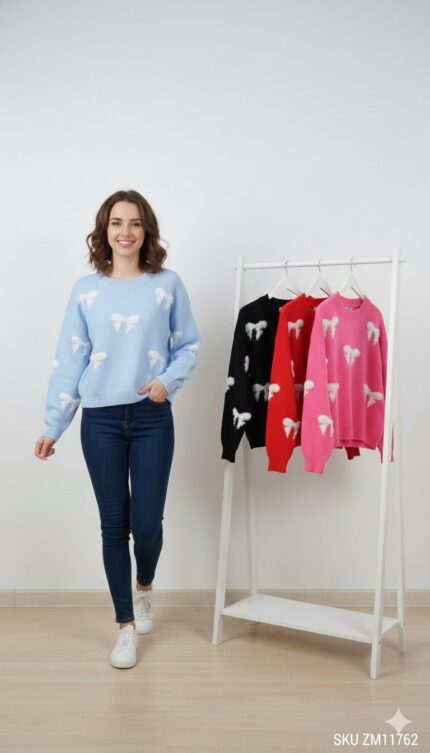 SUETER DE TELA DE HILO MOÑOS