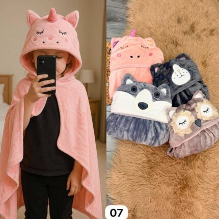 FRAZADA CON GORRO