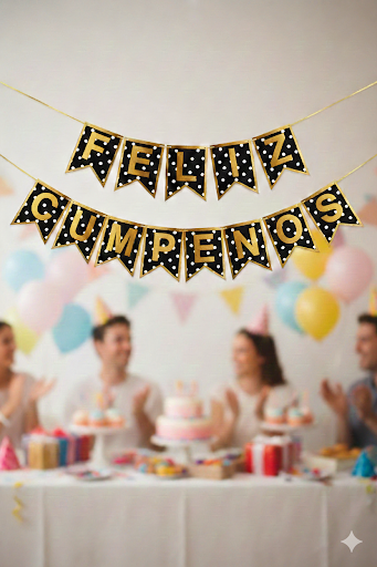 LETRERO FELIZ CUMPLEAÑOS  (2,D,3)