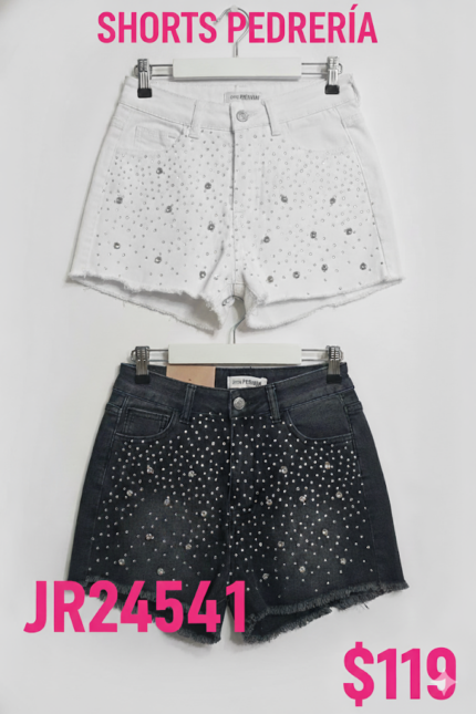 SHORT DE DAMA CON BRILLOS (1,F,1)