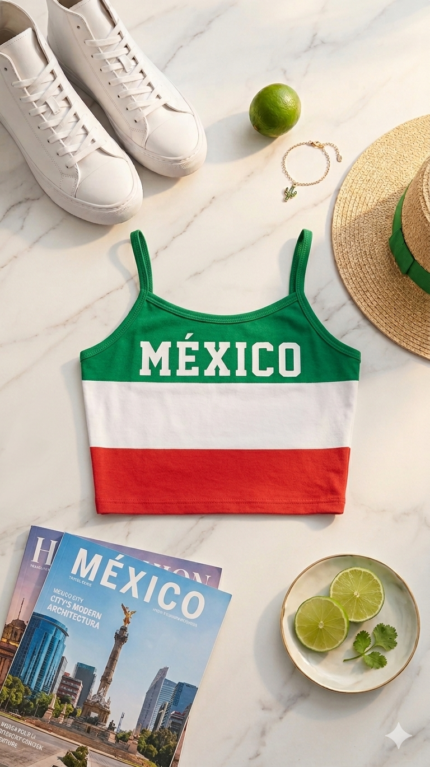 TOP TRICOLOR MEXICO