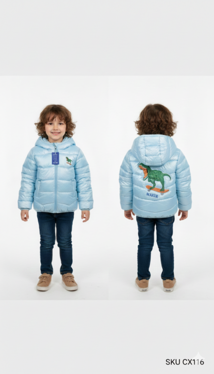 CHAMARRA DE DINOSAURIO NIÑO (1,U,3)