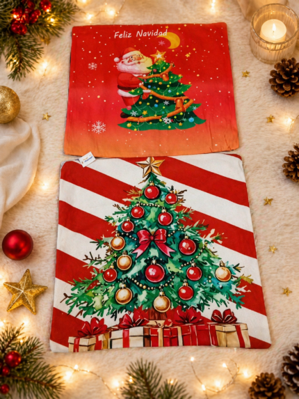 CUBRE COJIN NAVIDAD GRANDE
