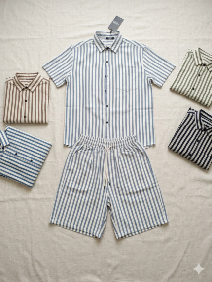 CONJUNTO DE CABALLERO RAYADO