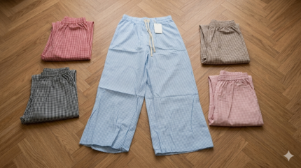 PANTALON DE DAMA DE CUADROS  (1,J,3)
