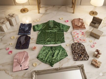 PIJAMA SATIN DE DAMA(1,E,4)