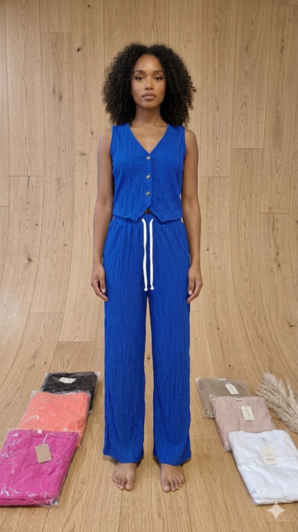 CONJUNTO DE DAMA PANTALON CON CHALECO (1,M,5)