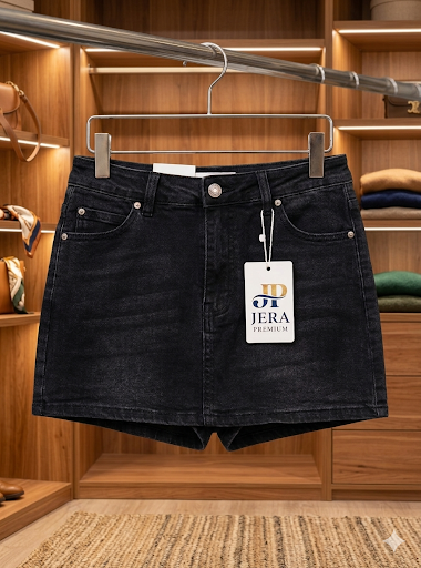 FALDA SHORT DE MEZCLILLA (1,K,4)