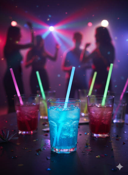 PAQUETE DE POPOTES NEON  (2,B,5)
