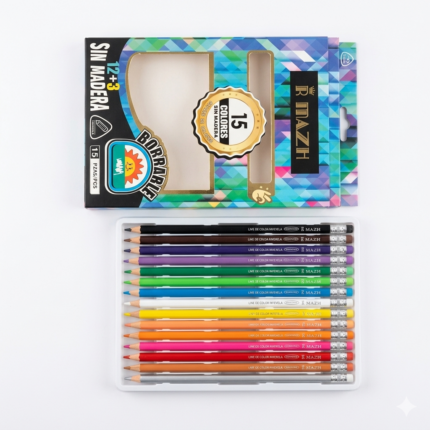 CAJA DE 15 COLORES (J,2)