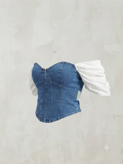 blusa mezclilla tirantes